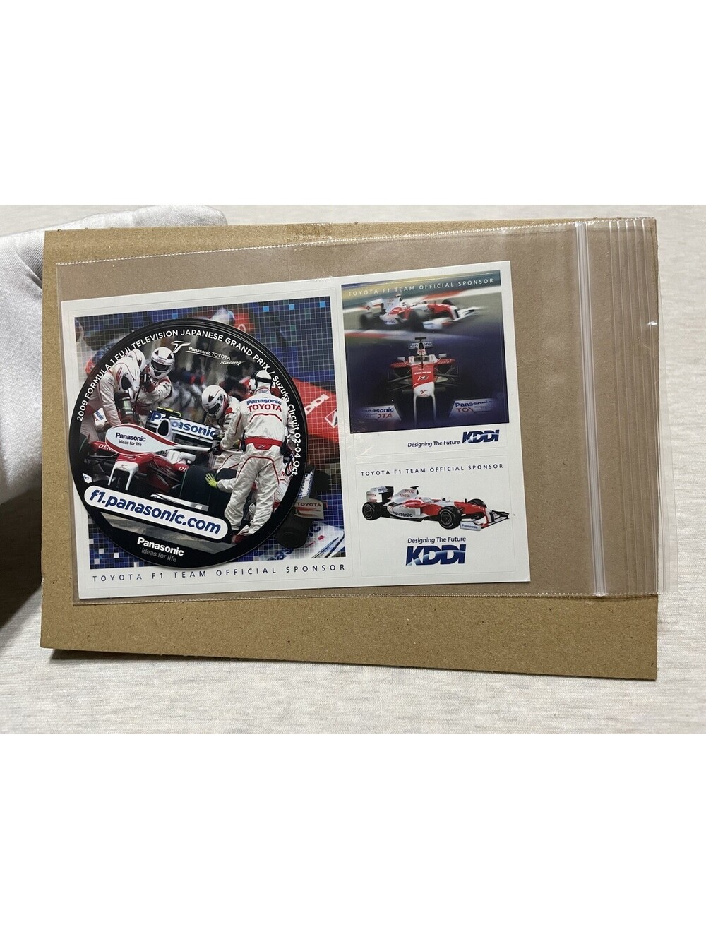Toyota F1 Panasonic 2009 Vintage Sticker Set Formula1 Japan Exclusive